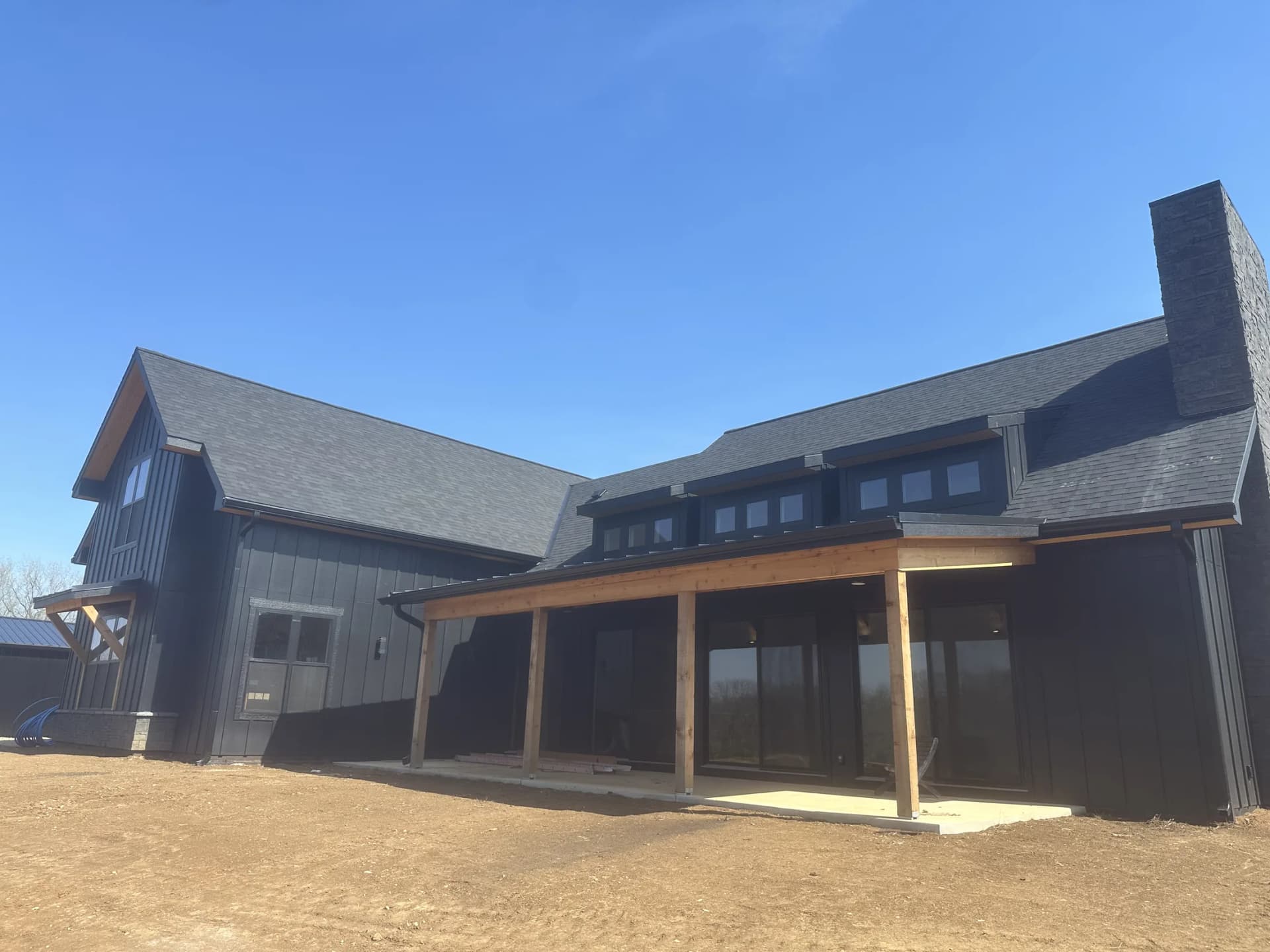 Custom home build detail Kansas City